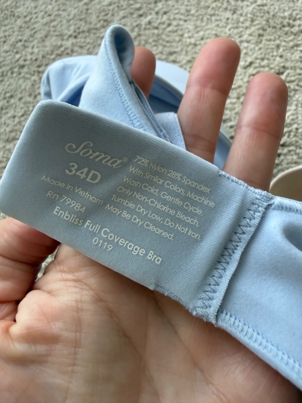 Set of 2 Soma Bras - Size 34D - Picture 4 of 4